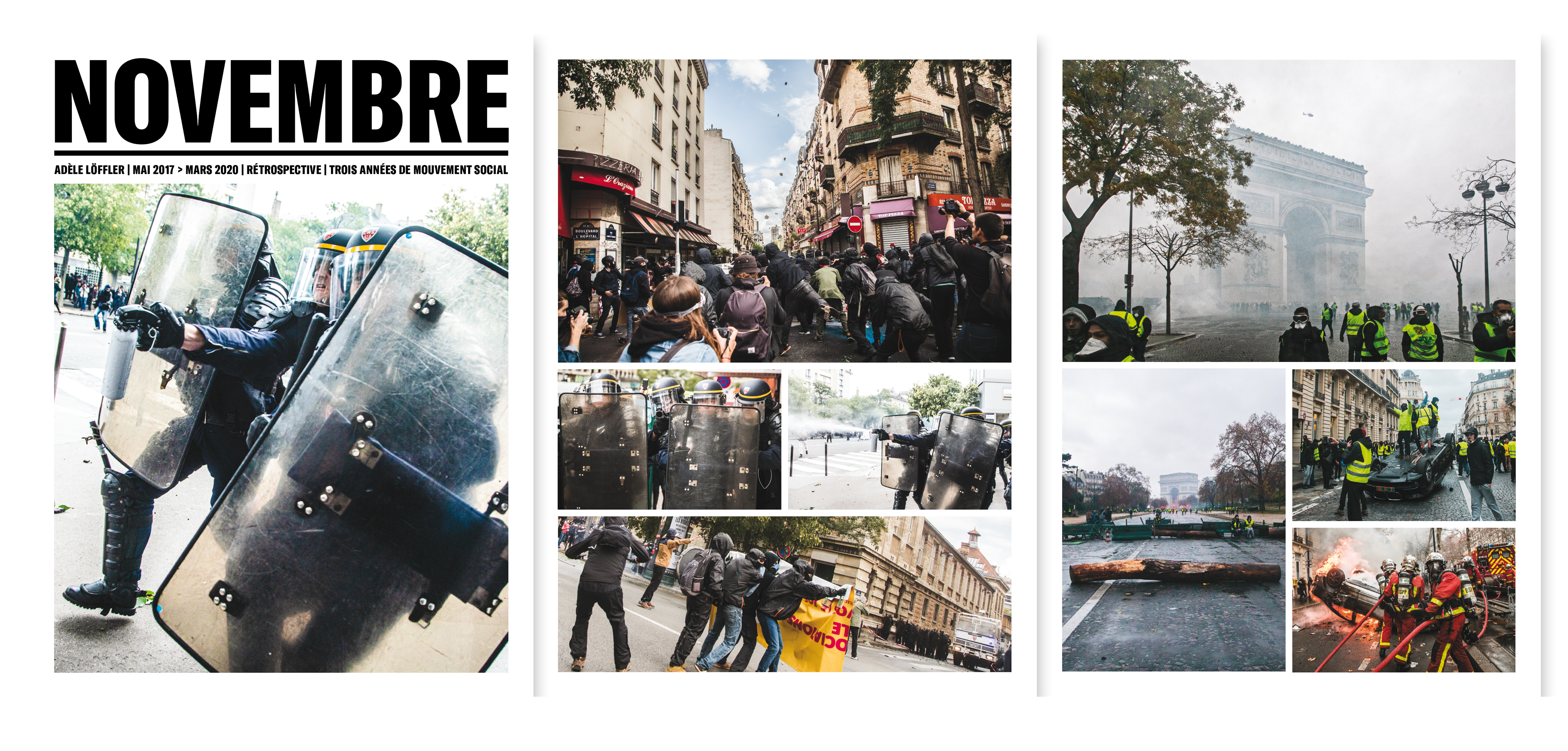 détails de l'intérieur du journal